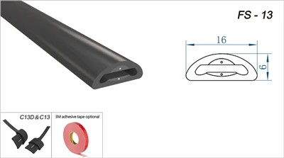 Borda de segurança elétrica para portas automáticas